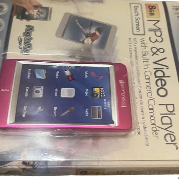 Riptunes 8GB MP3 and Video Player MP-2128 PINK Built In Camera/Camcorder - Picture 4 of 6